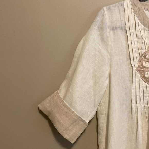 Leoni Al Sole Positanerie Linen Dress. Made in Italy. - Picture 3 of 7